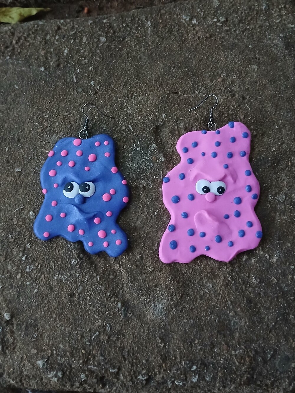 🩷💜 Earrings Dots🩷💜 Face Funny